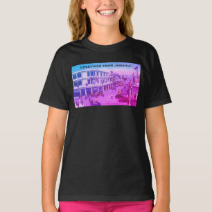 Camiseta Old School Kingston, Jamaica (rua Harbour) BWI