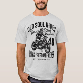 Camiseta Old Soul Rides – Ferro & Liberdade para Sempre Vin