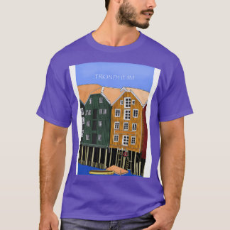 Camiseta Old Storehouses Trondheim Norway 1