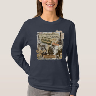 Camiseta Old Traditional Christian Hymns Songs Collage