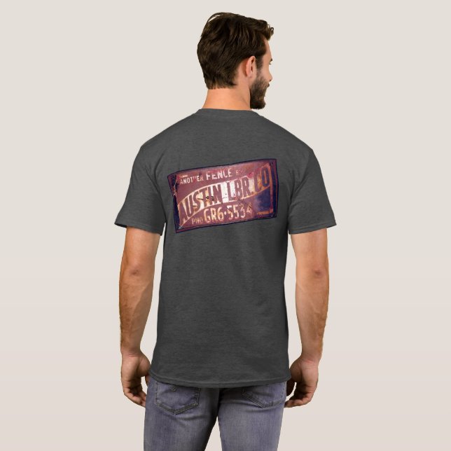 Camiseta Olde Austin Lumber Co. T-shirt (Parte Traseira Completa)