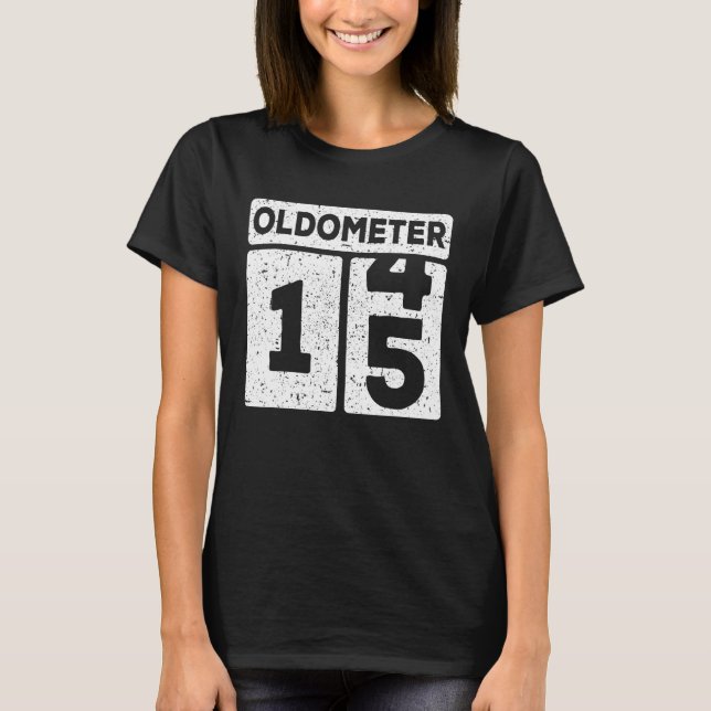 Camiseta Oldometer 14 15 15 Aniversário (Frente)