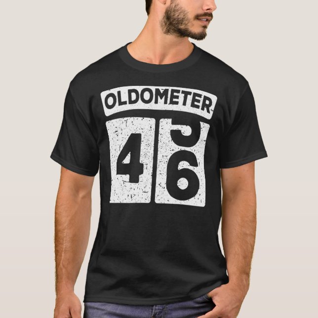 Camiseta Oldometer 45 46 46º aniversário (Frente)