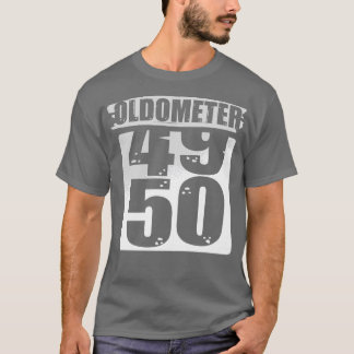 Camiseta Oldometer 50 50ª celebração de aniversário