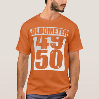 Camiseta Oldometer 50 50ª celebração de aniversário