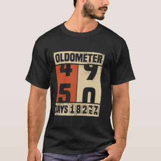 Camiseta Oldometer 50 50 Oldometer 50 Oldometer Oldometer O