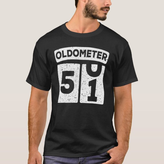 Camiseta Oldometer 50 51 49º Aniversário (Frente)
