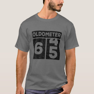 Camiseta Oldometer 64-65 65 Presente De Aniversário Engra