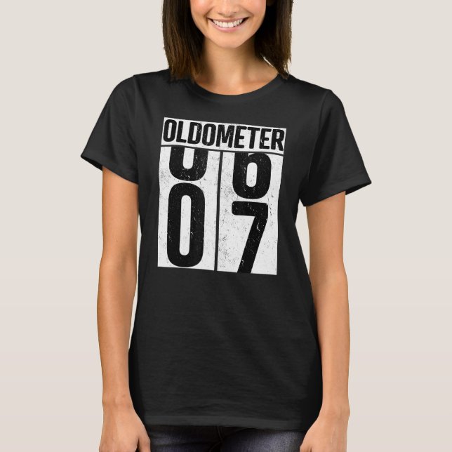 Camiseta Oldometer 7 7 Birthday (Frente)