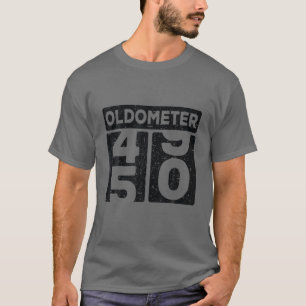 Camiseta Oldometer De 49 A 50 Anos Engraçado 50 Homens De 