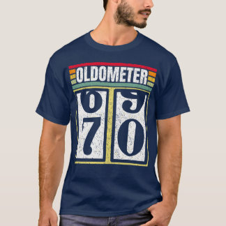 Camiseta Oldômetro 6970 Anos Idade Entusiastas Automotivos