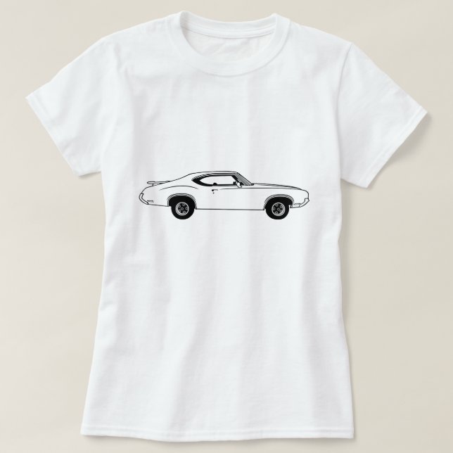 CAMISETA OLDSMOBILE CUTLASS 1970 (Frente do Design)