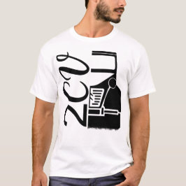 Camiseta Oldtimer 2cv Typografie Halbe Ente