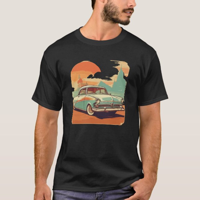 Camiseta oldtimer vintage shirt graphics (Frente)