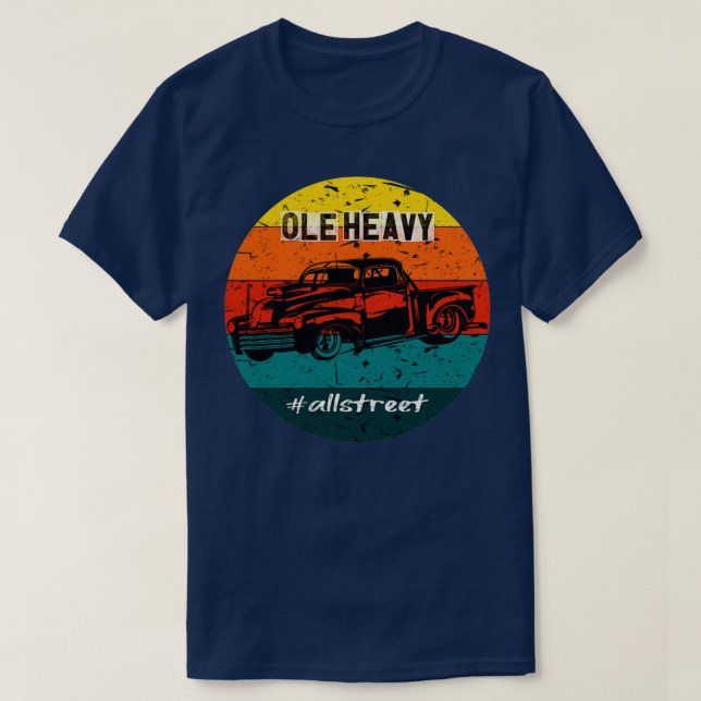 Camiseta Ole Heavy Ziptie Heifer t shirt Street Racing shir (Frente do Design)