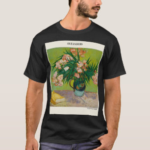 Camiseta Oleanders Por Vincent Van Gogh rosas rosa e Geen