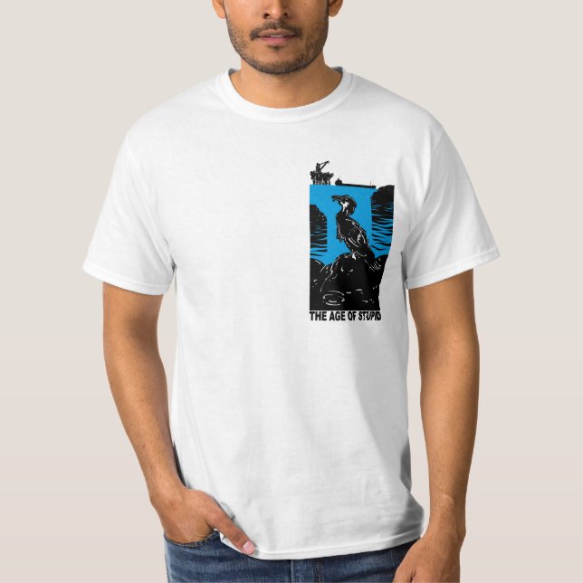 Camiseta Óleo - a idade de estúpido (Frente)