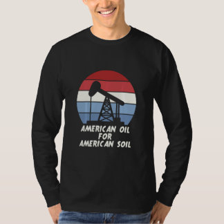 Camiseta Óleo Americano Para Solo Americano