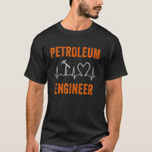 Camiseta Óleo de Engenheiro de petróleo, de gás natural