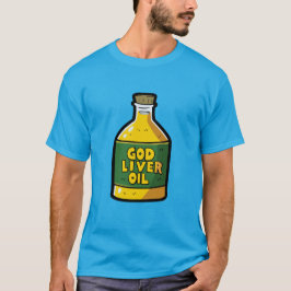 Camiseta Óleo de fígado de Deus