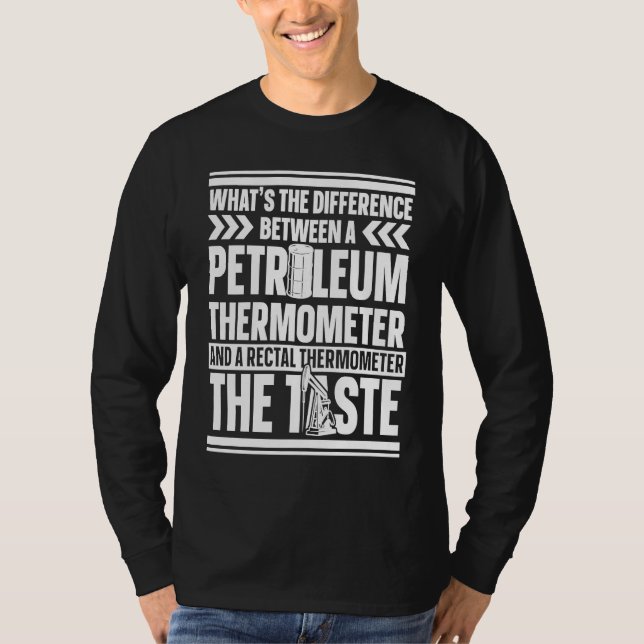 Camiseta Óleo de Fracking de Fracker de Petróleo com Perfur (Frente)