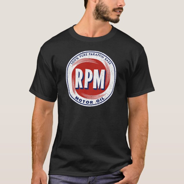 Camiseta Óleo de motor do RPM (Frente)