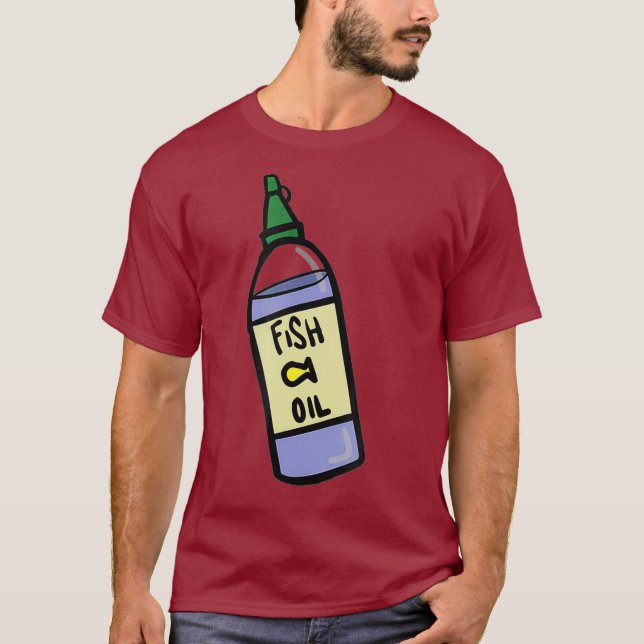 Camiseta Óleo de Peixe Drag Rainha (Frente)