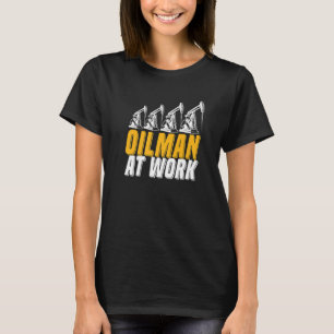 Camiseta Óleo de perfuração de óleo de perfurador de óleo