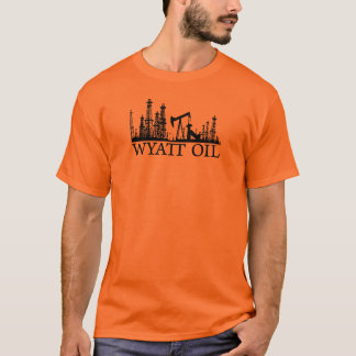Camiseta Óleo de Wyatt/logotipo preto