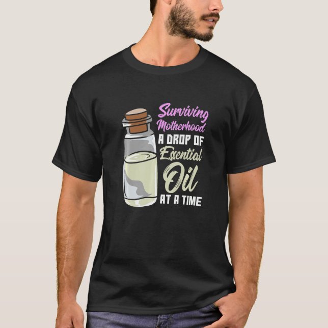 Camiseta Óleo Essencial Para Ventilador Aromático Sobrevive (Frente)