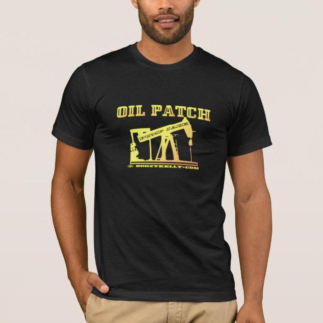 Camiseta Óleo Jack, t-shirt do campo petrolífero, óleo, (Frente)