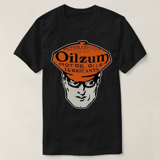 Camiseta Óleo Motor De Oilzum Retroativo (Frente do Design)