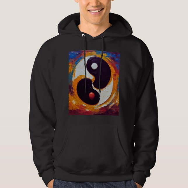 Camiseta óleo Yin e Yang (Frente)