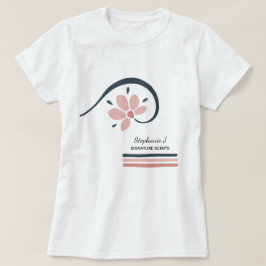 Camiseta Óleos Essenciais Florais da Moda Aromaterapia