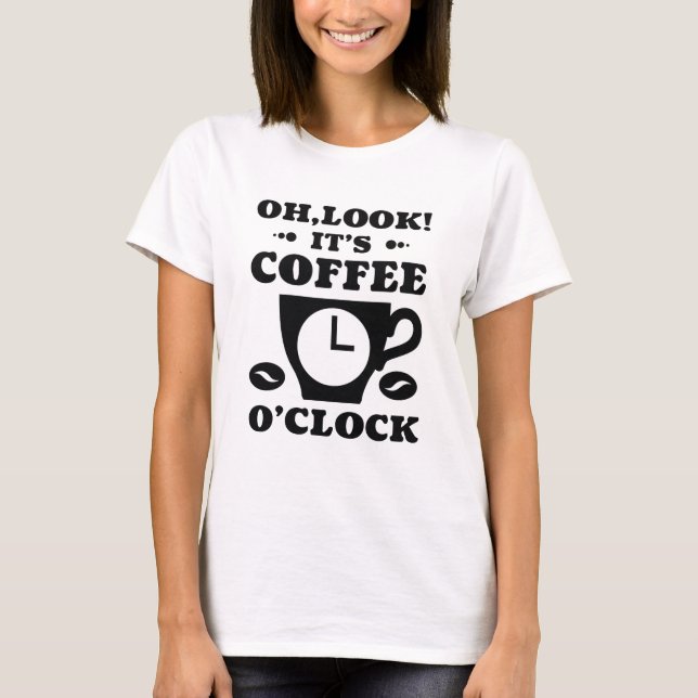 Camiseta Olha! É Hora do Café (Frente)