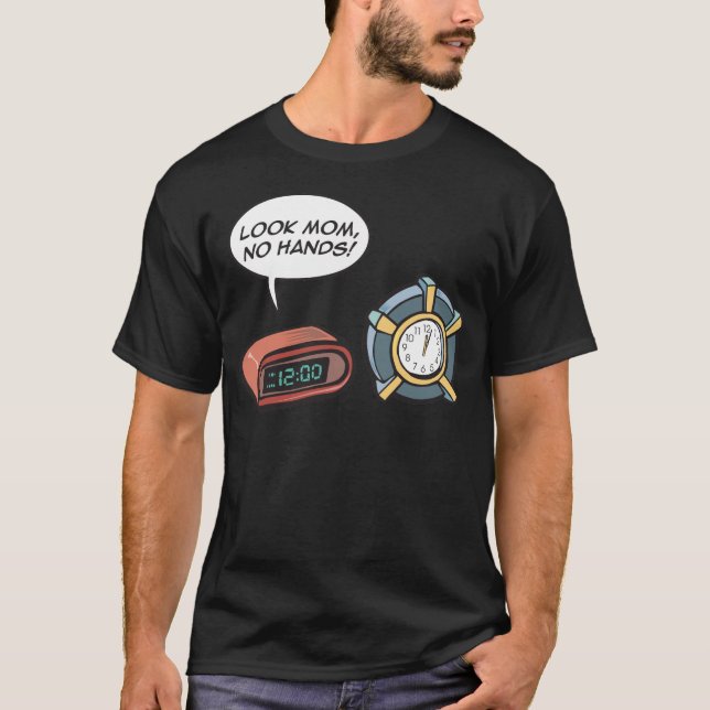 Camiseta Olha Mãe, Sem Mãos! (Frente)