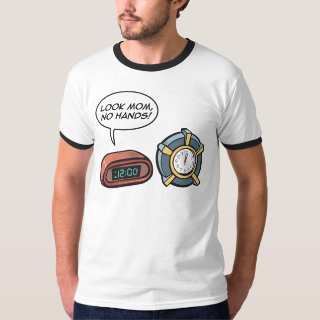 Camiseta Olha Mãe, Sem Mãos! (Frente)