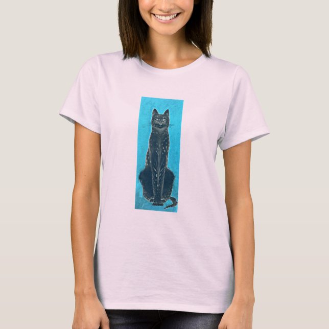 Camiseta Olhagem de Gato Negro (Frente)