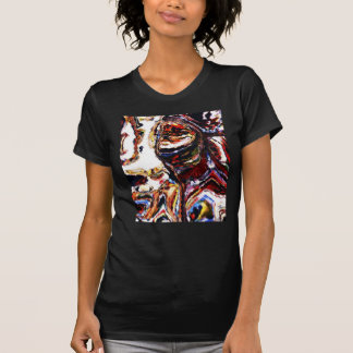 Camiseta "Olhando acima" a parte superior da arte das