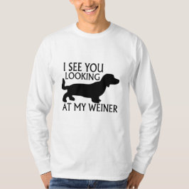 Camiseta Olhando meu Weiner