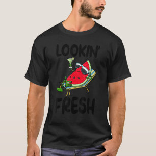 Camiseta Olhando para a melancia fresca As mulheres adoram