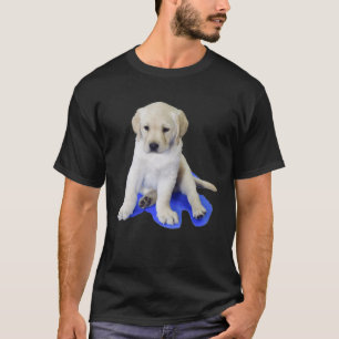 Camiseta Olhando para o Labrador Puppy
