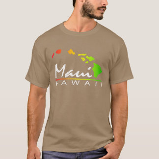 Camiseta Olhar Angustiado Ilhas Havaianas Maui