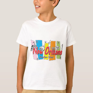 Camiseta Olhar retro de Nova Orleães