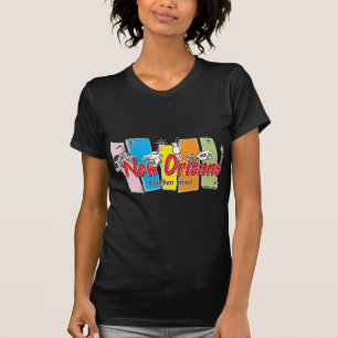 Camiseta Olhar retro de Nova Orleães