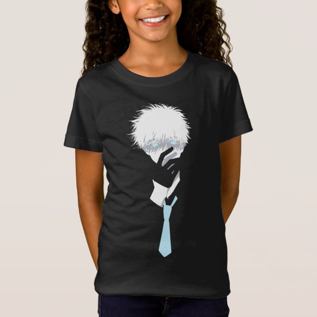 Camiseta Olhar Turquesa: Design de Anime (Frente)