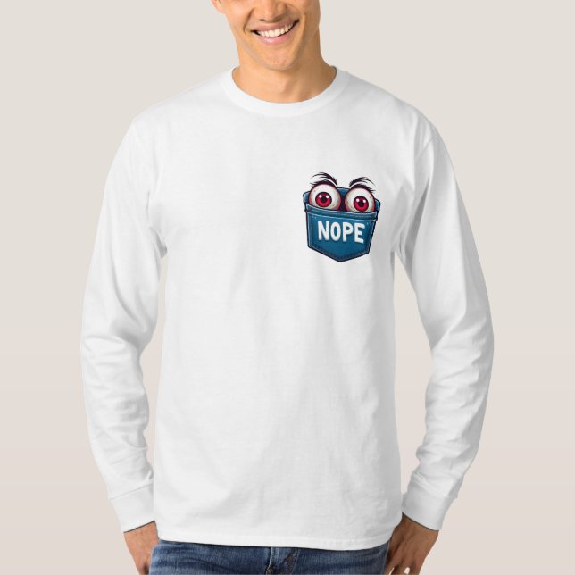 Camiseta Olhares no bolso (Frente)