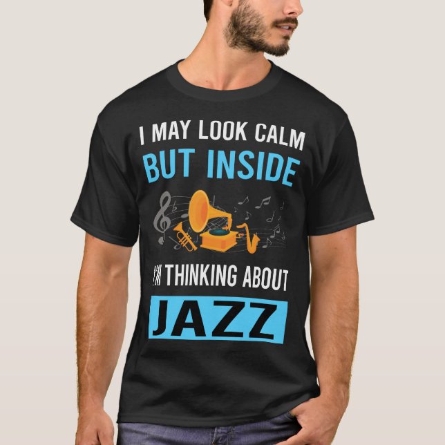 Camiseta Olhe Calm Jazz (Frente)