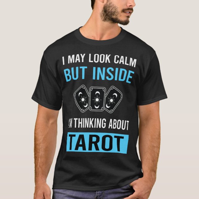 Camiseta Olhe Calm Tarot (Frente)