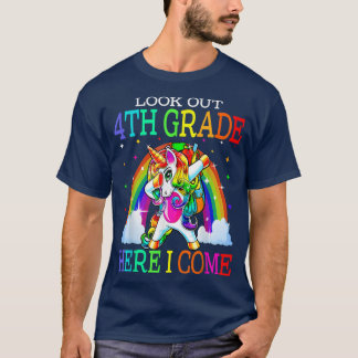 Camiseta Olhe o 4º ano aqui eu venho Bonito Dabbing Unico